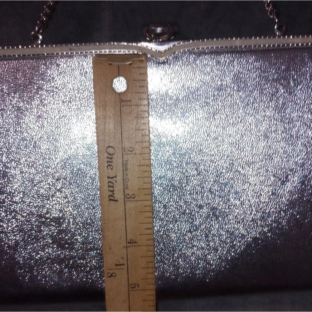 Vintage 60s Coblentz Original Silver Purse with Chain EUC